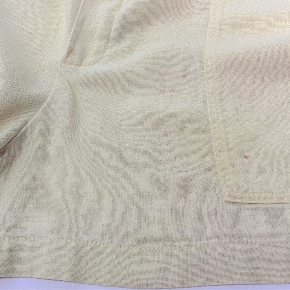 GAP Women's Linen Blend Shorts in Yellow Size Medium - Picture 4 of 9